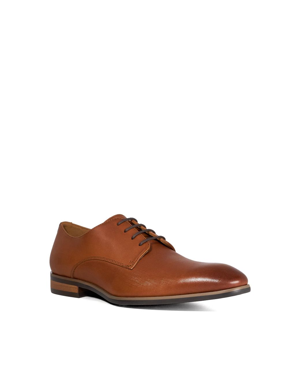 Dune Brown Solly Derby Shoes for men