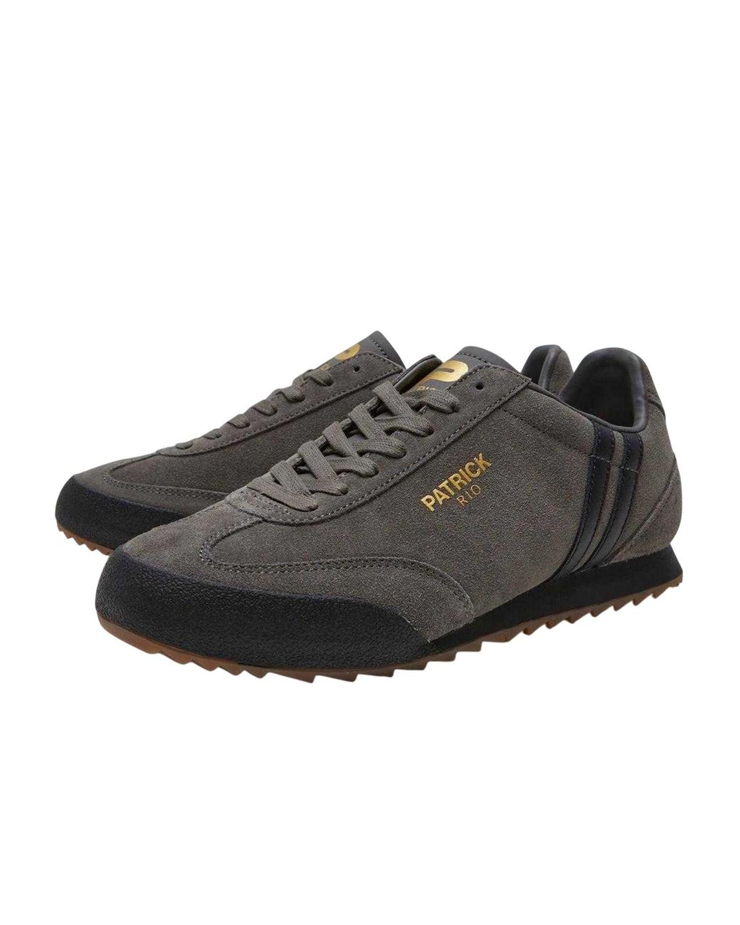 Patrick Black Rio Suede Trainers for men