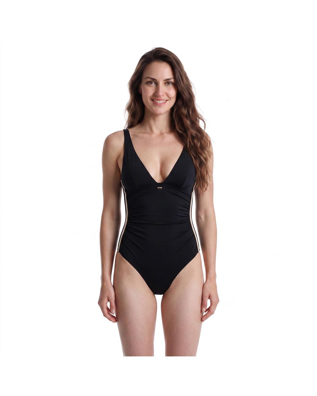 Boss Black Swimsuit V-Neck 50561281