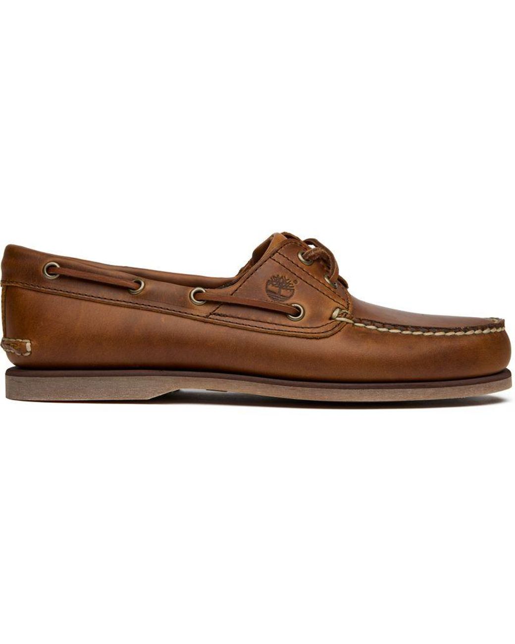Timberland Brown Classic Boat Shoes for men