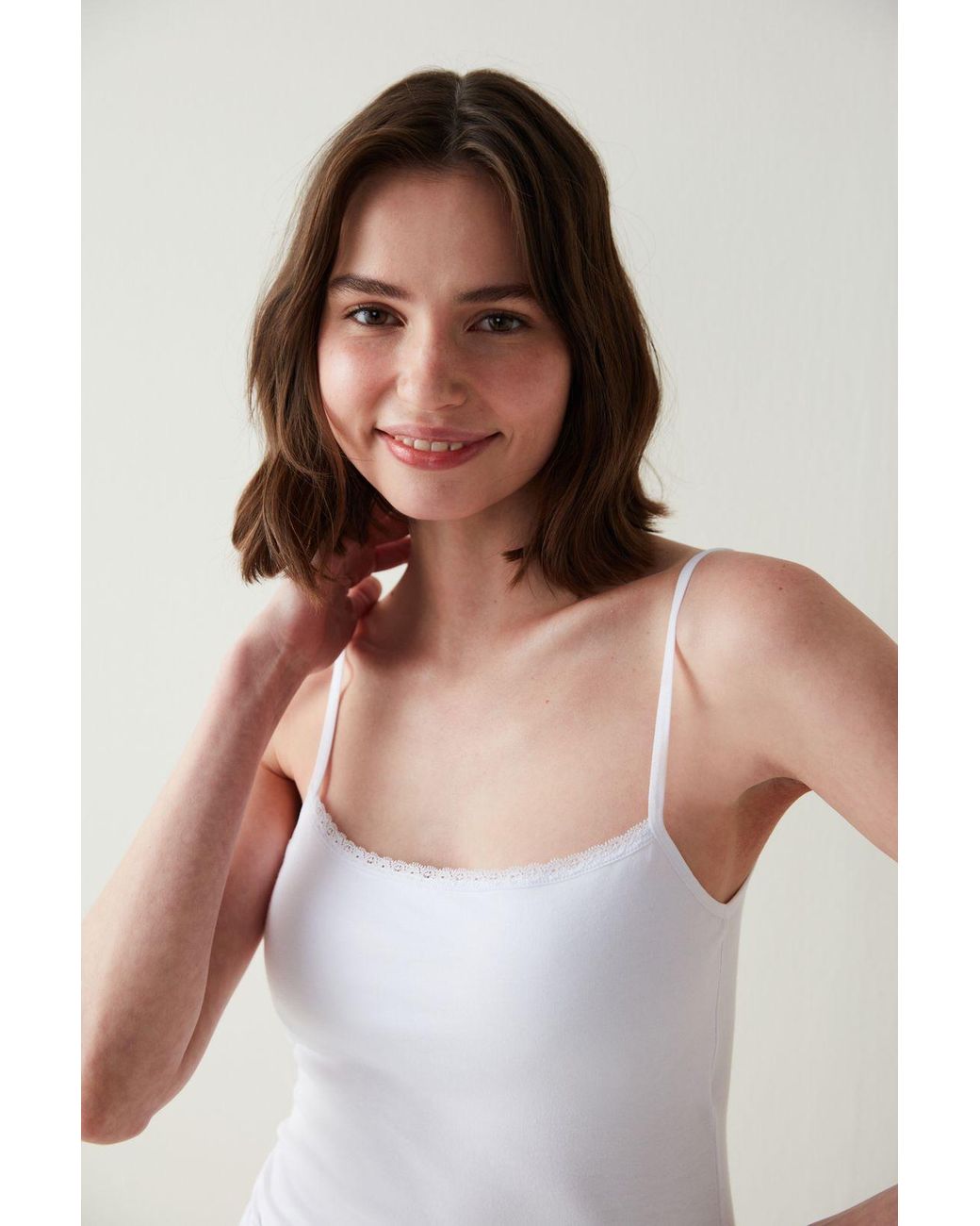 Penti White Cami Cup Top