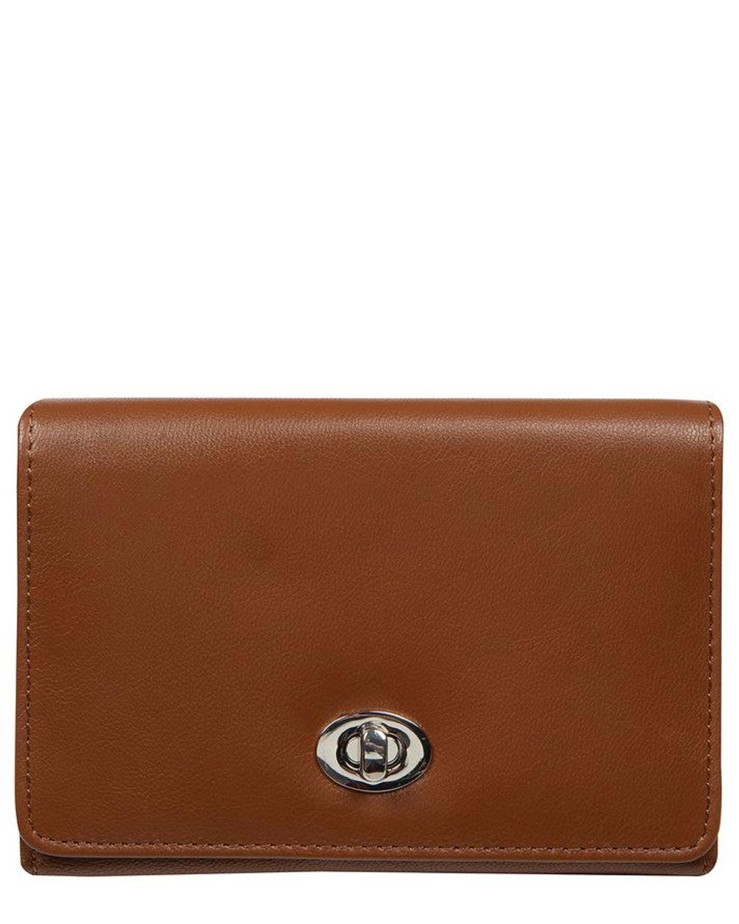 NiNa Amora Brown 'Adriana' Leather Purse