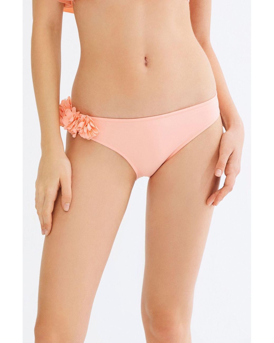 Penti Pink Low-Waist Solid Jersey Bikini Bottoms