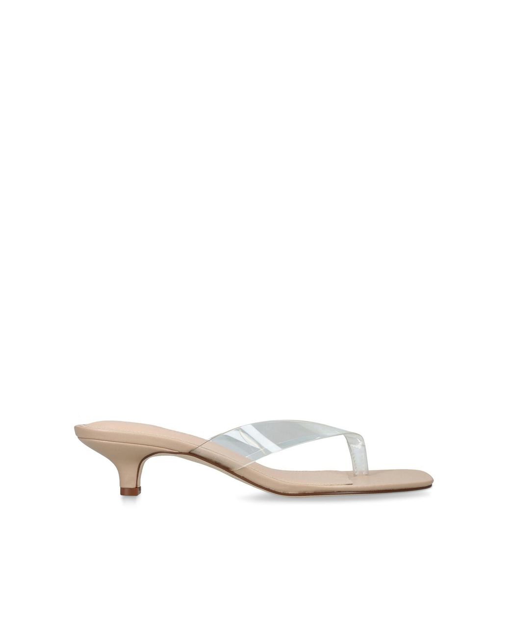 Steve Madden White Tracie Jelly Clear Sandals