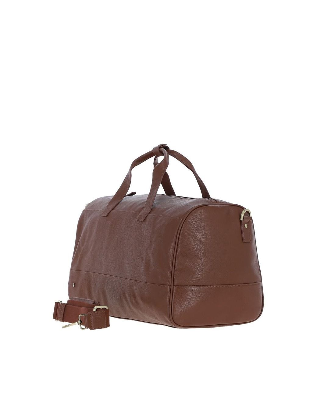 Gabicci Brown Real Leather Holdall for men
