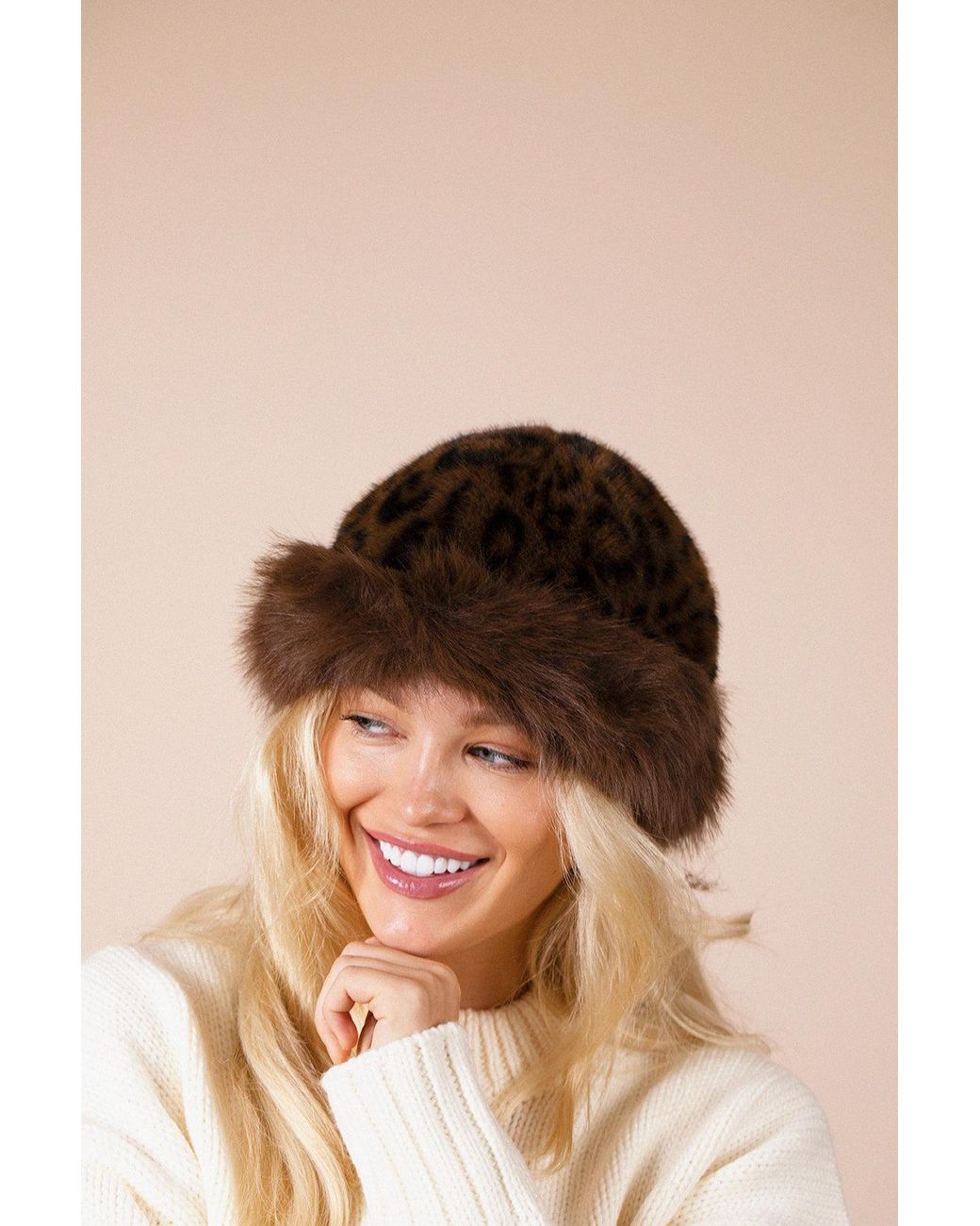 SVNX Brown Mongolian Hat
