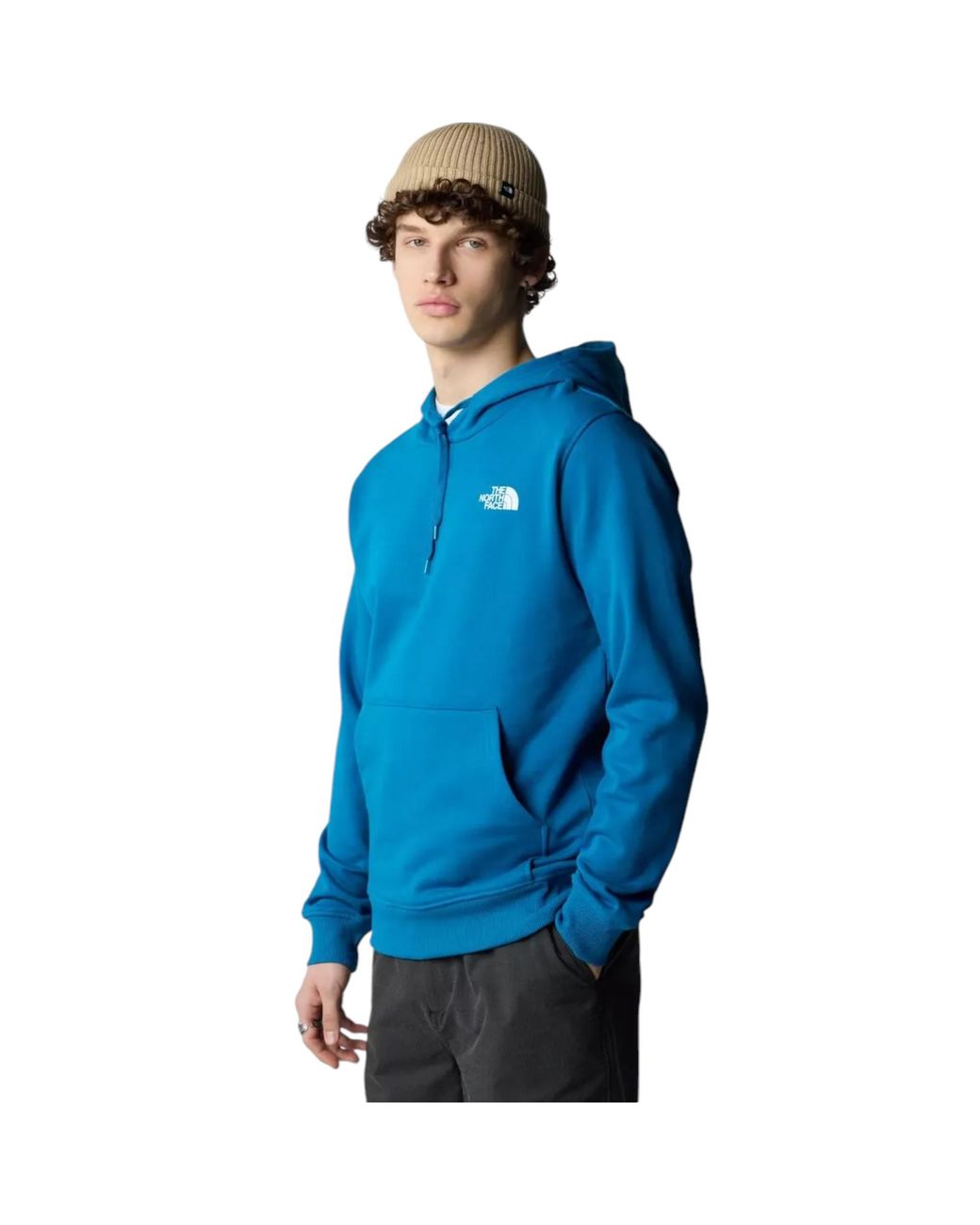 The North Face Blue Simple Dome Hoodie Cotton for men