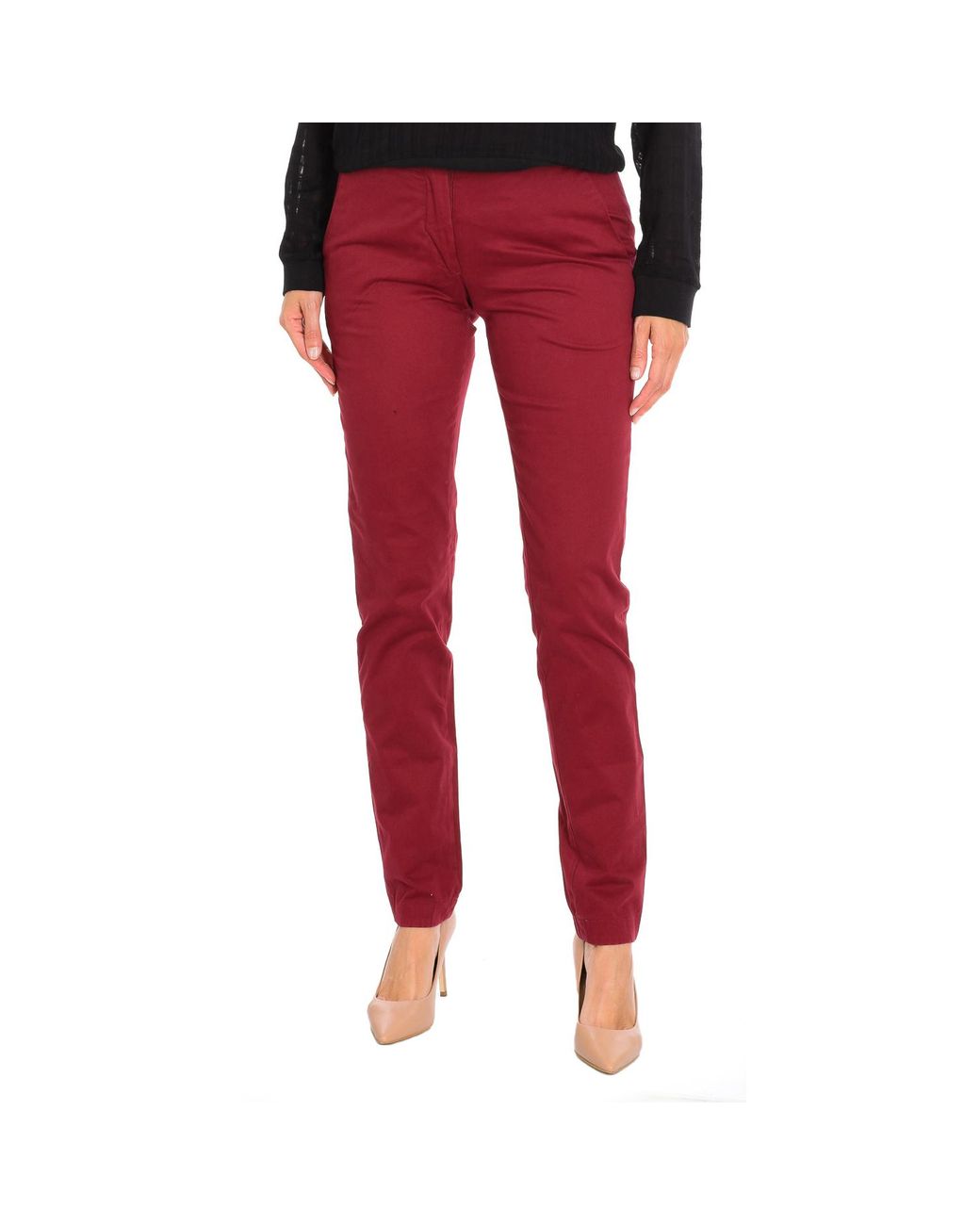 ELEVEN PARIS Red Pandore Chinese Style Long Pants 13S2Pa10