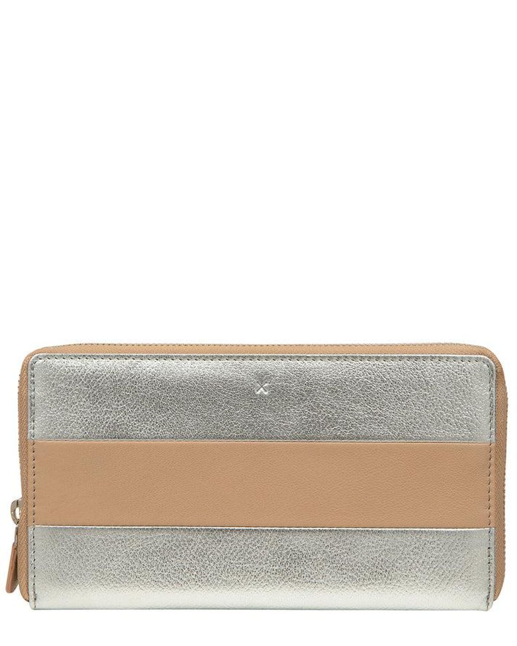 NiNa Amora Gray 'Serafina' Multi-Coloured Leather Purse