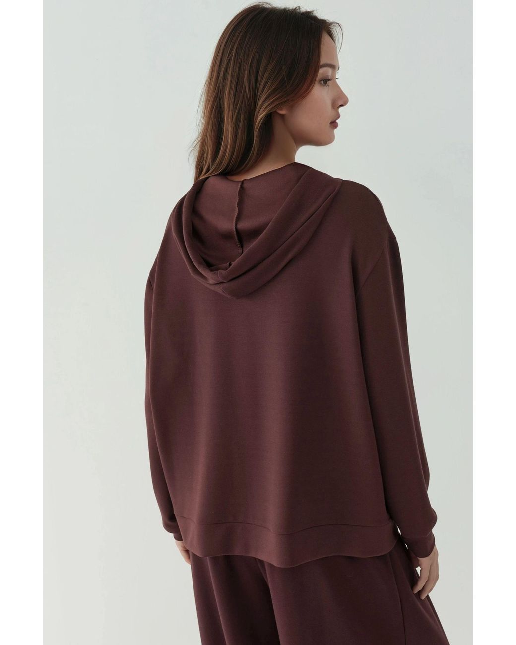 Hiccup Brown Soft Touch Full Zip Hoodie Sweatshirt