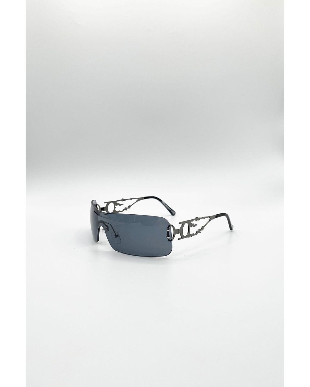SVNX Blue Flat Top Racer Rimless
