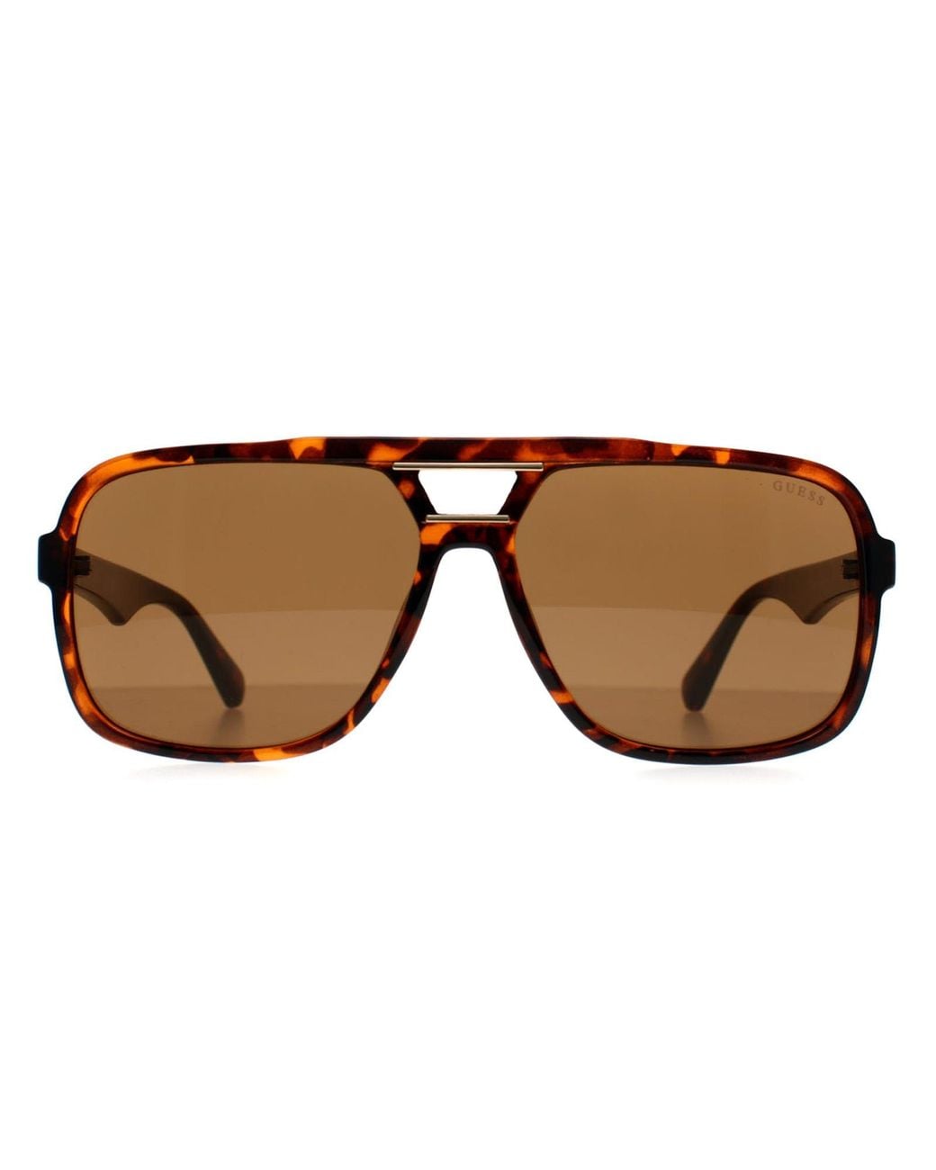 Guess Brown Aviator Dark Havana Gf5125 for men