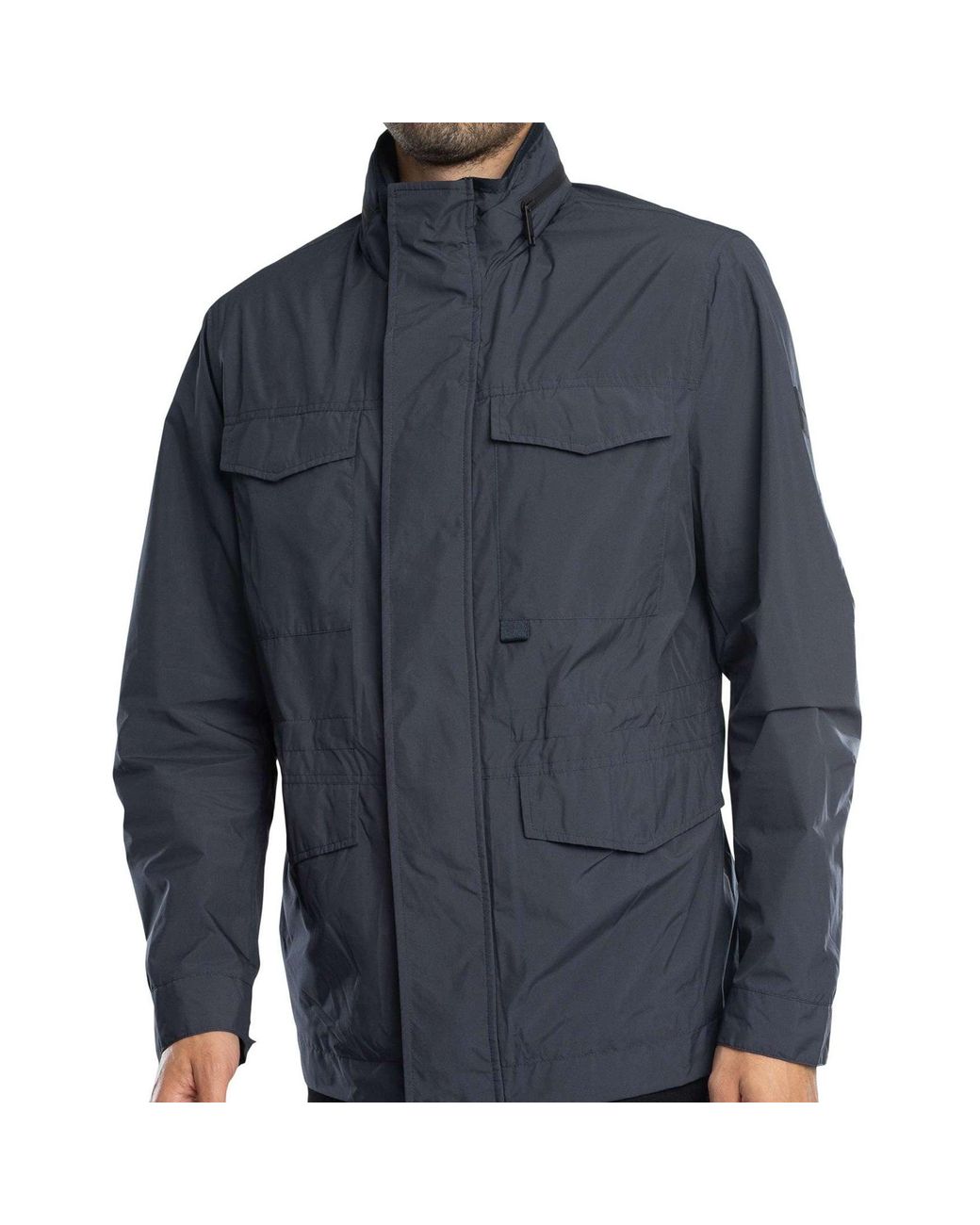 Ted Baker Blue Nylon Field Jacket for men