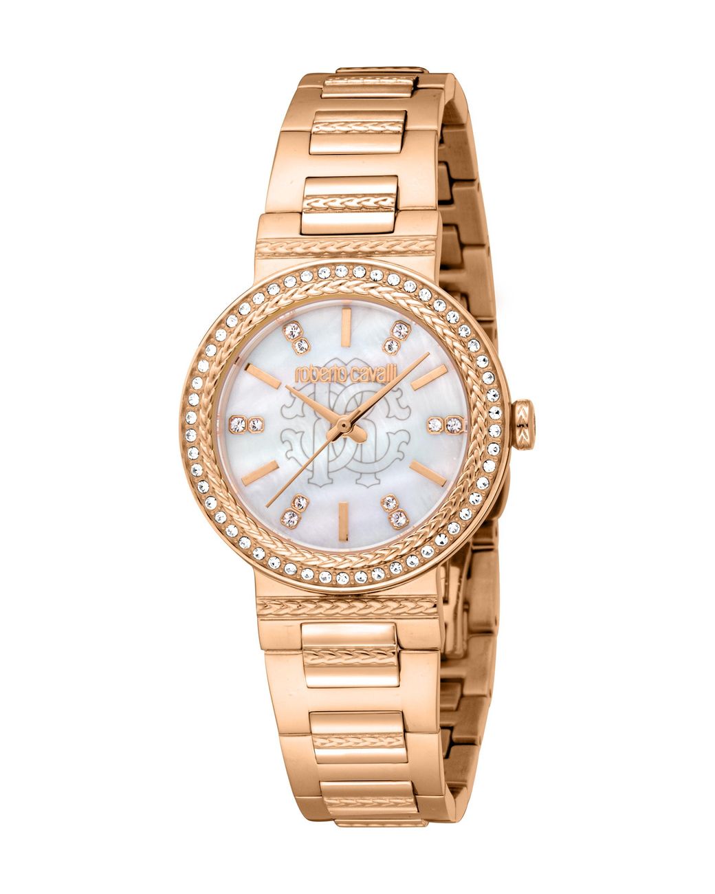 Roberto Cavalli Natural Stainless Steel Color Watch