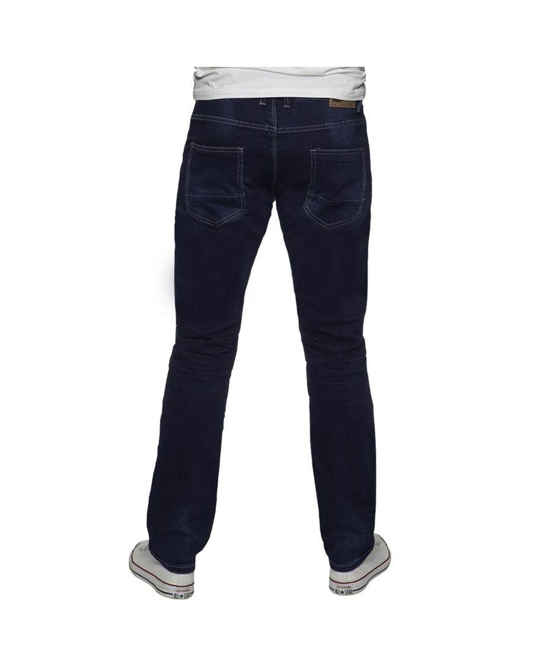 Eto Blue Tapered Fit Jeans for men