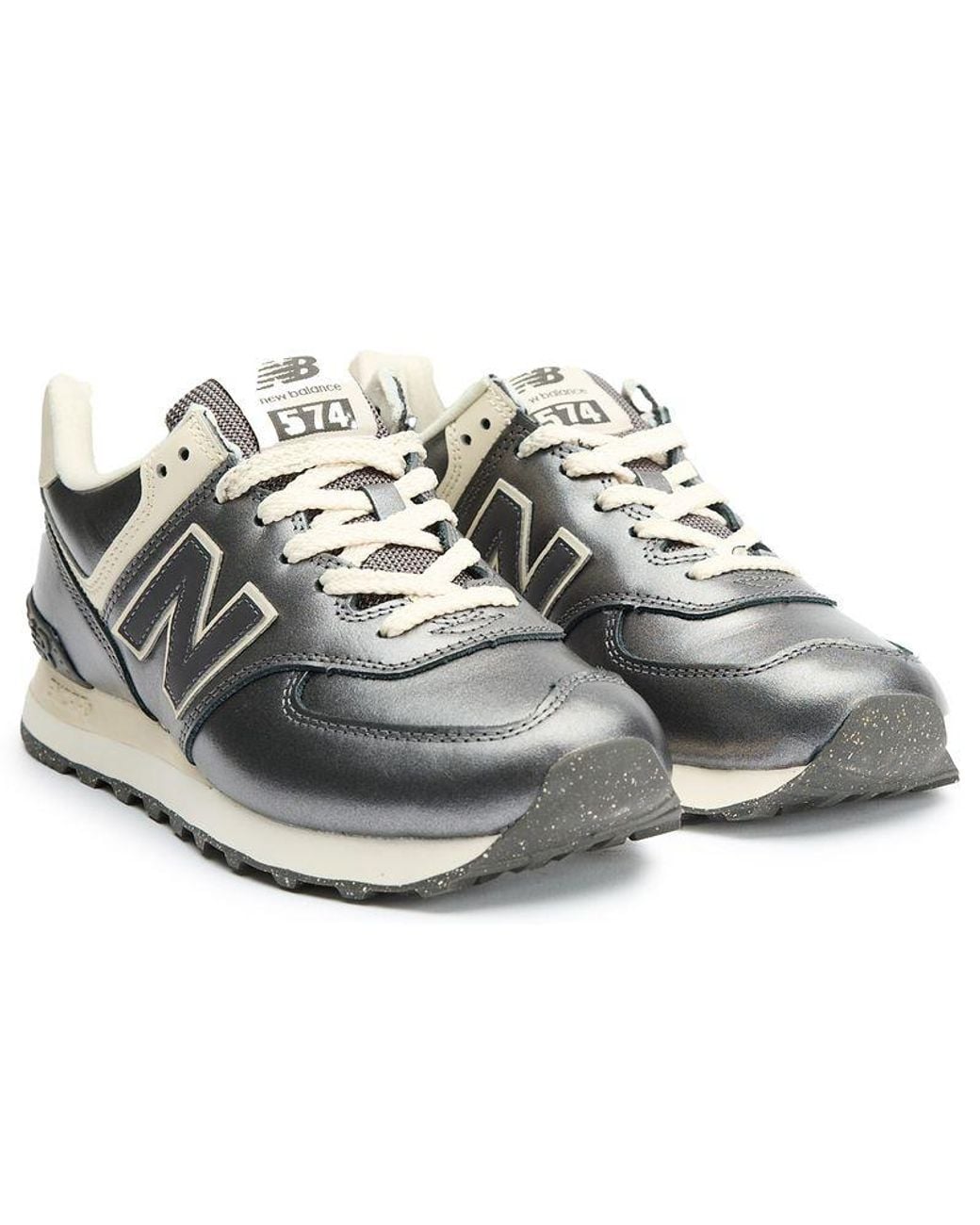 New Balance Gray 574 Trainers