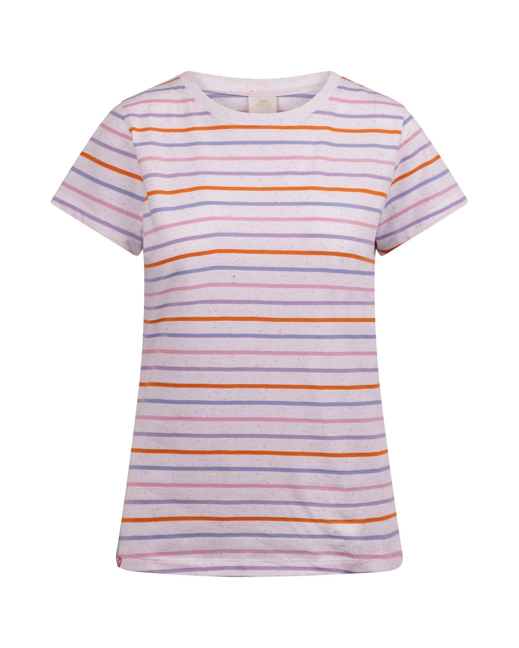 Trespass Purple Ladies Michaela Striped T-Shirt /Multicoloured)