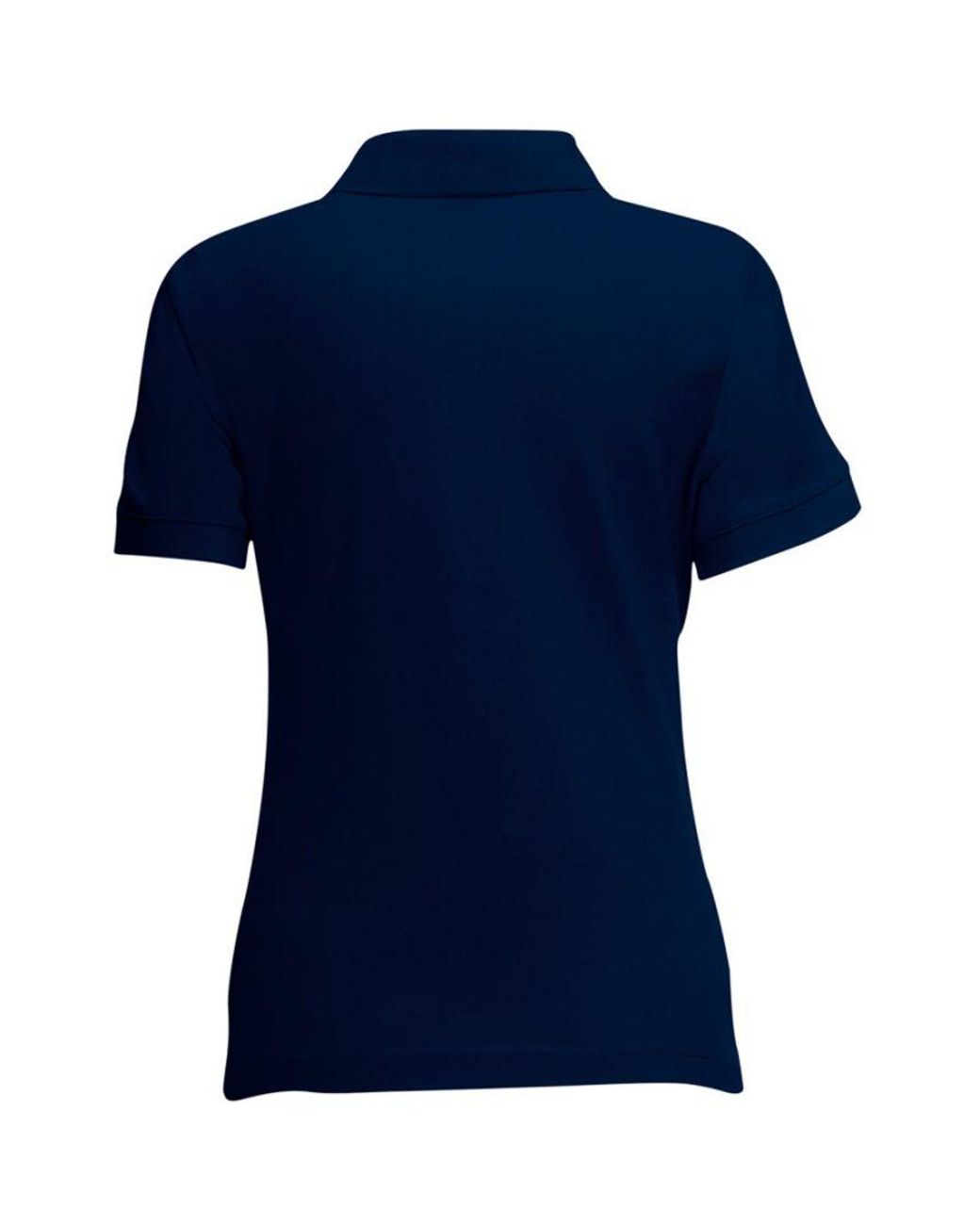 Fruit Of The Loom Blue Lady-Fit 65/35 Short Sleeve Polo Shirt (Deep)