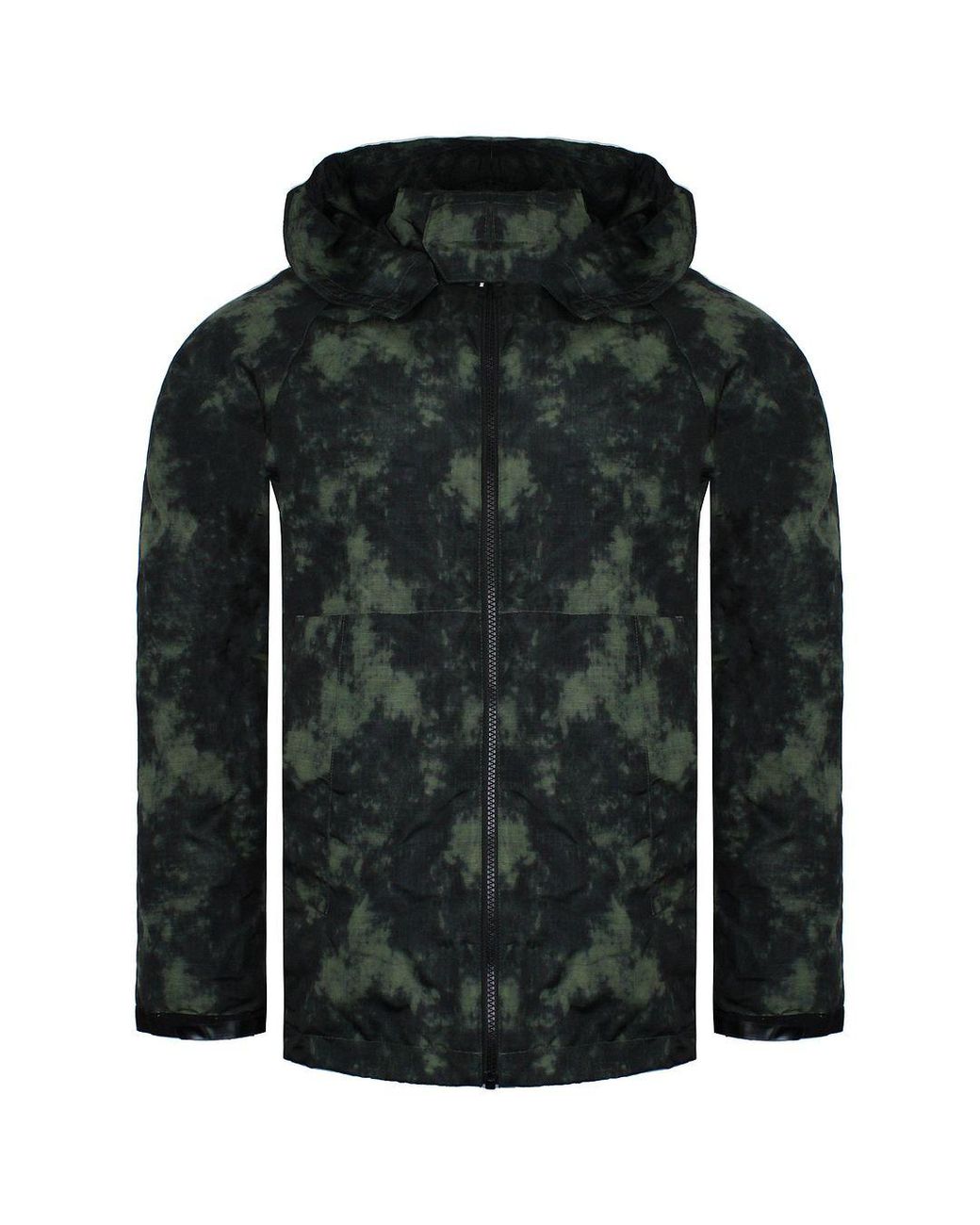 Weekend Offender Green Rusted Jacket Nylon for men