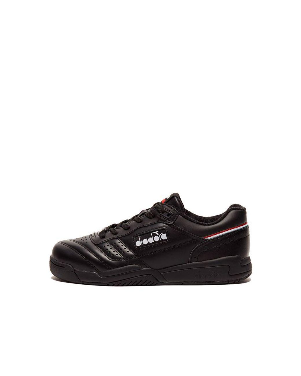 Diadora Black Action Trainers Leather for men