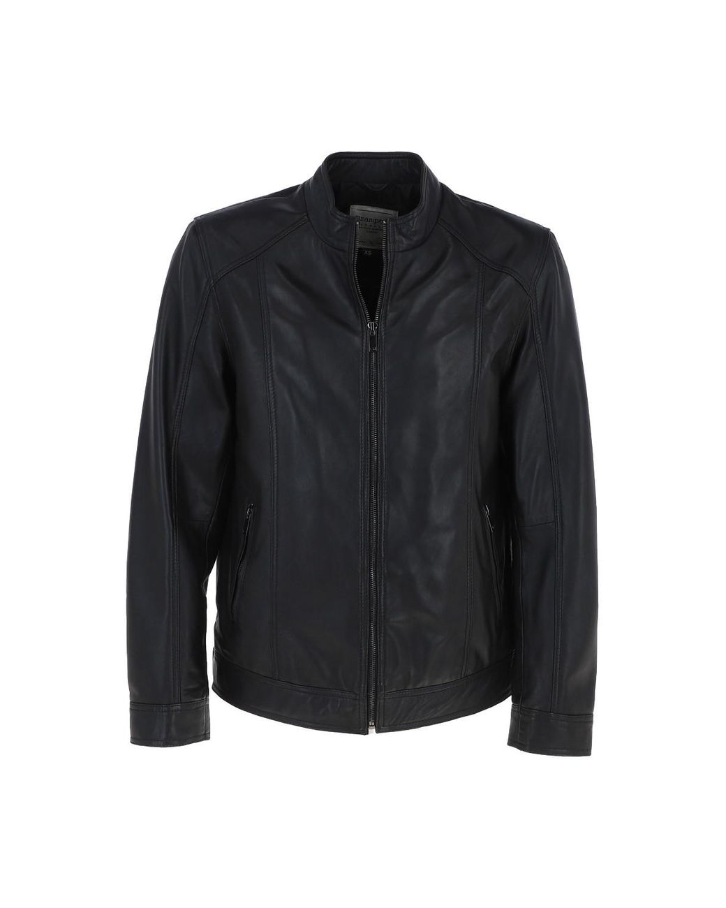 Ashwood Leather Black 'Alberto' Biker Jacket for men