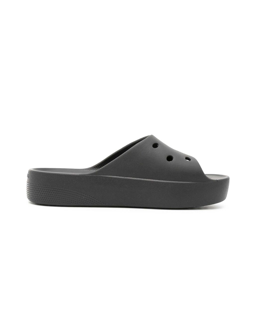 CROCSTM Black Classic Platform Slide W Slippers