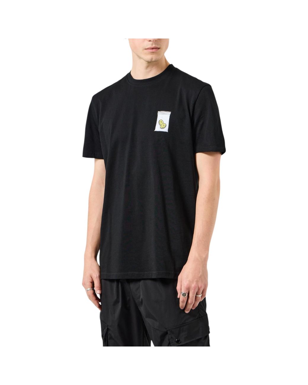 Weekend Offender Black Smarsh Graphic T Shirts Short Sleeve Crew Neck Cotton Tee for men