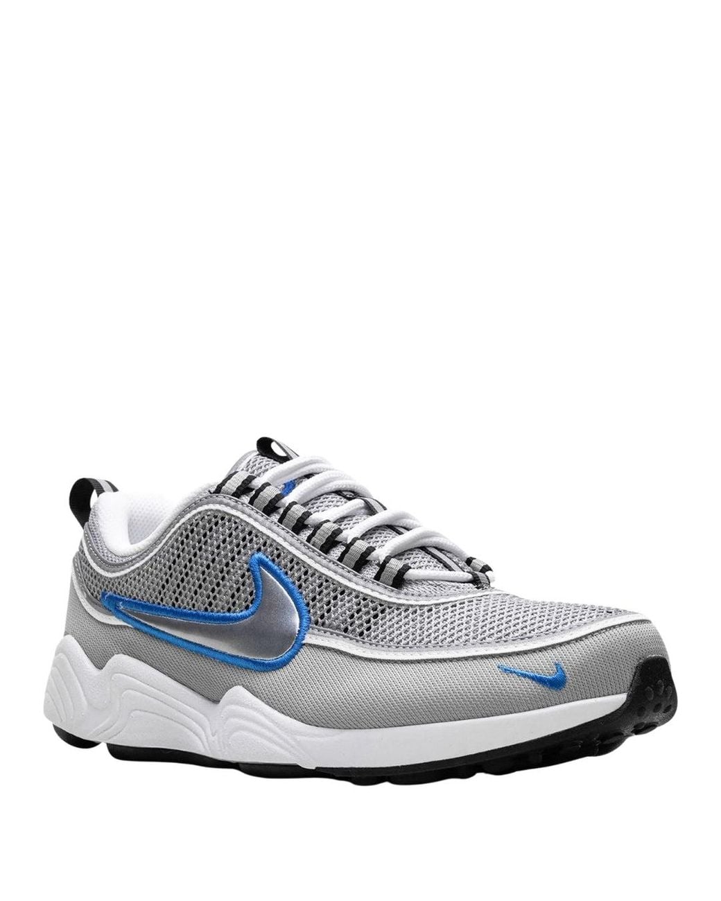 Nike Blue Zoom Spiridon "Metallic/Signal" Sneakers for men