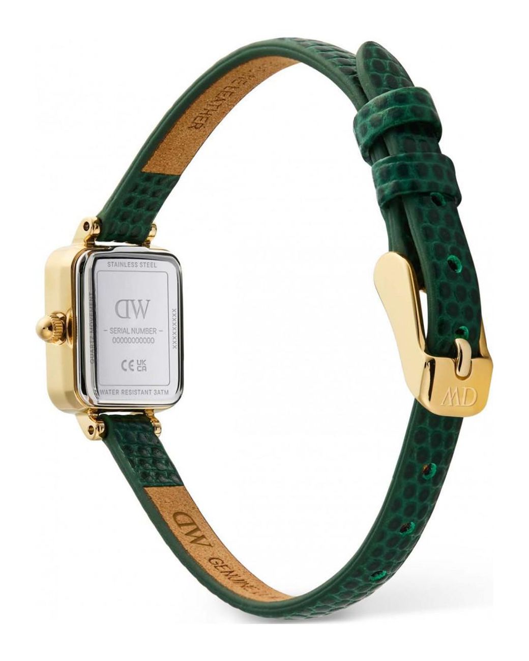 Daniel Wellington Metallic Dw00100958 Ladies Quadro Mini 15Mm Watch
