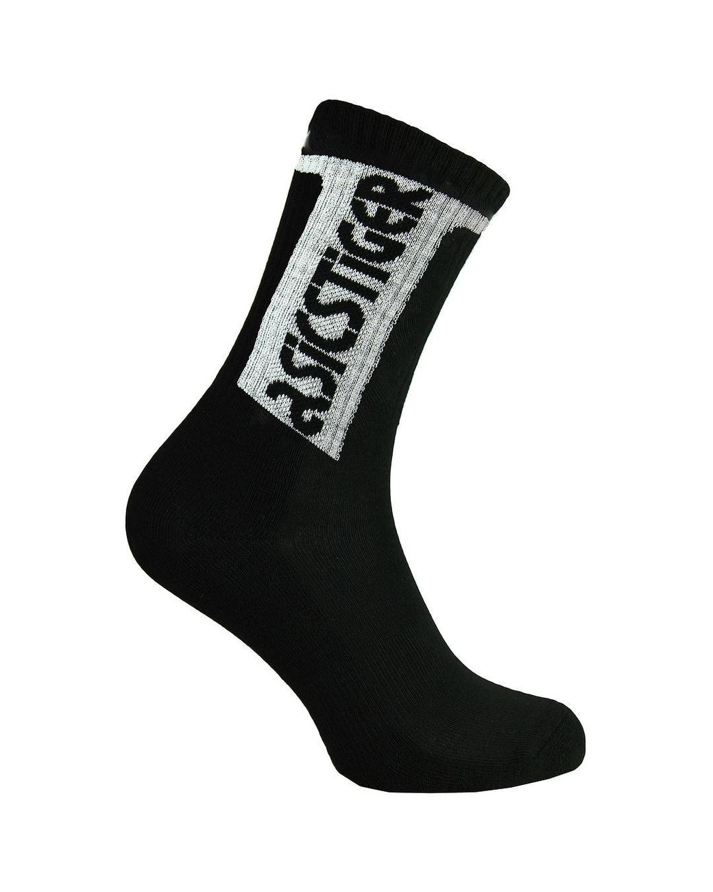 Asics Black Logo Socks for men