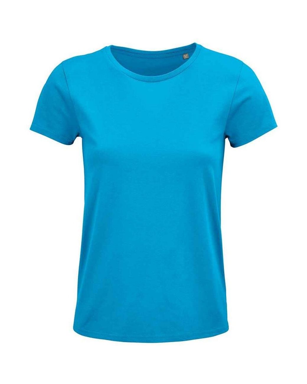 Sol's Blue Ladies Crusader Organic T-Shirt (Aqua)