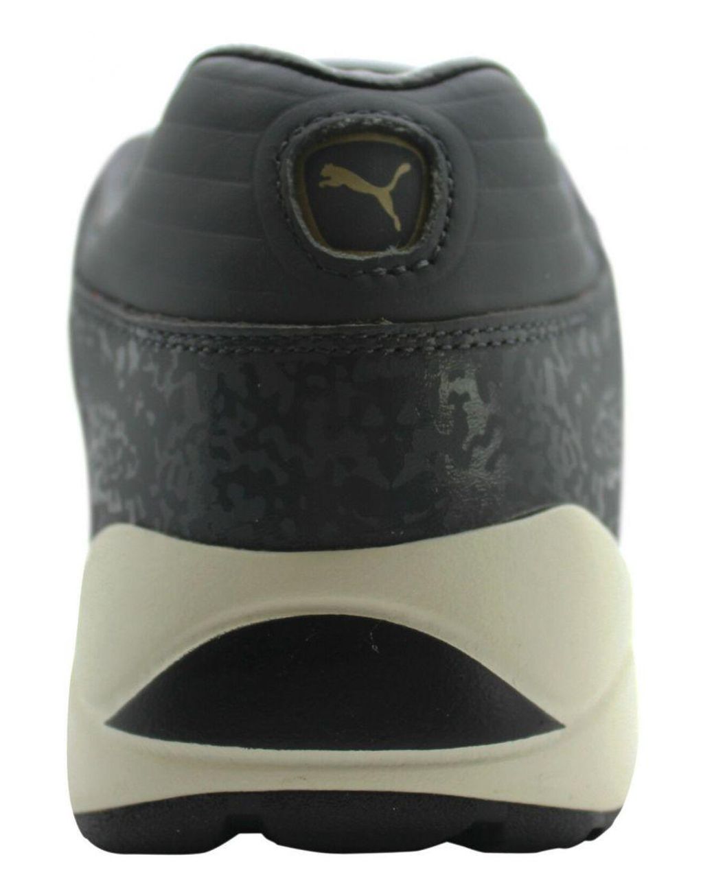 PUMA Black Trinomic Xs 850 Plus Rugged Leather Trainers 357036 01 B23C for men