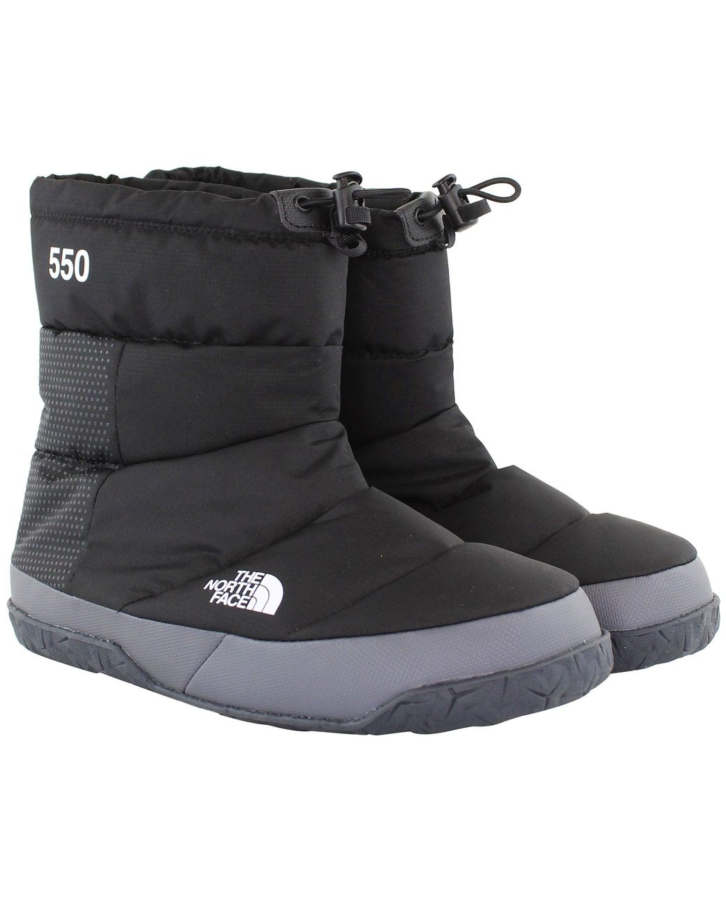 The North Face Black Nuptse Apres Boots