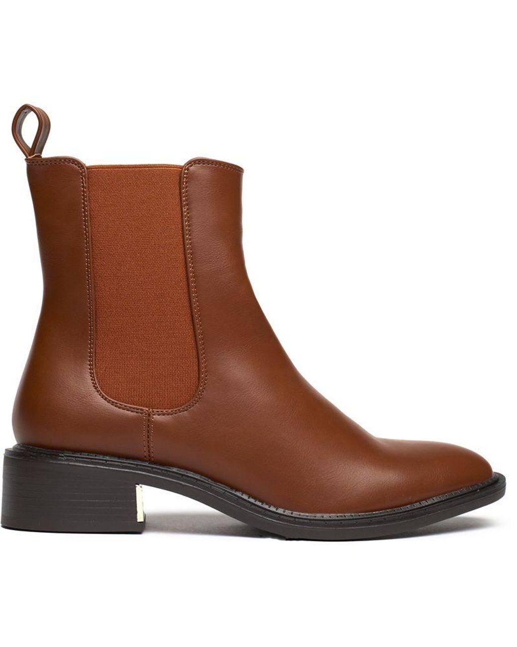 SOLESISTER Brown Harper Chelsea Boots