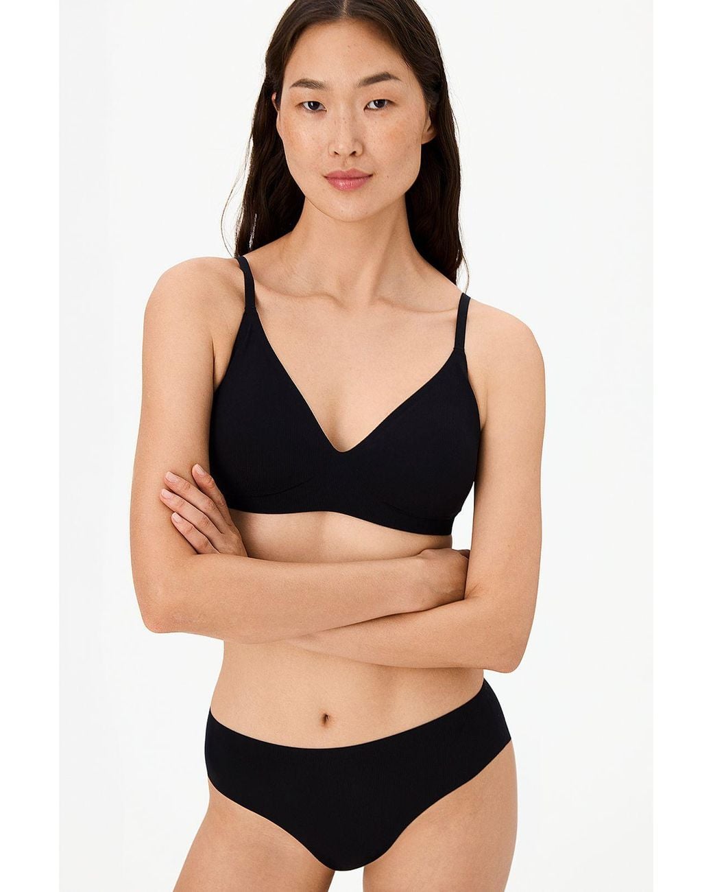 Penti Black Fit Triangle Removable Padding Bra