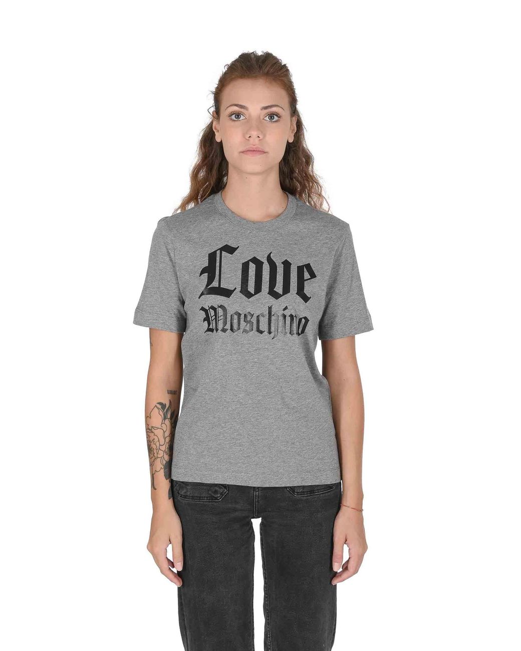 Love Moschino Gray T-Shirt