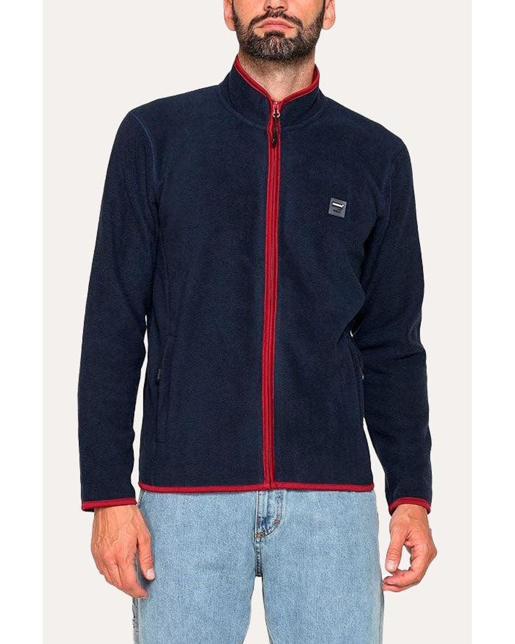 Carrera Blue Full Zip Fleece Jacket for men