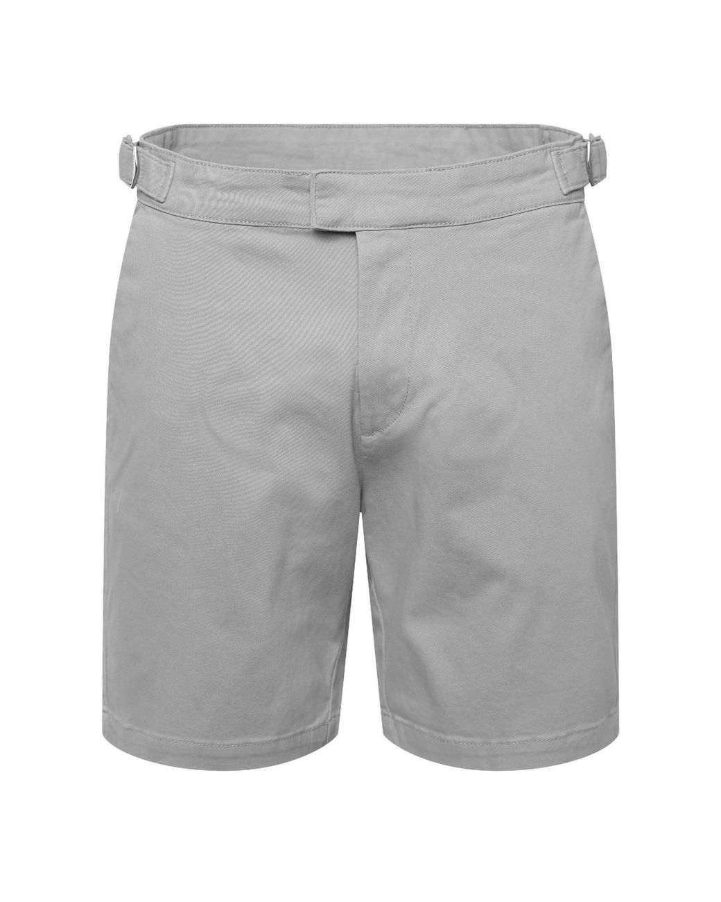 Duck and Cover Gray Everett Chino Shorts for men