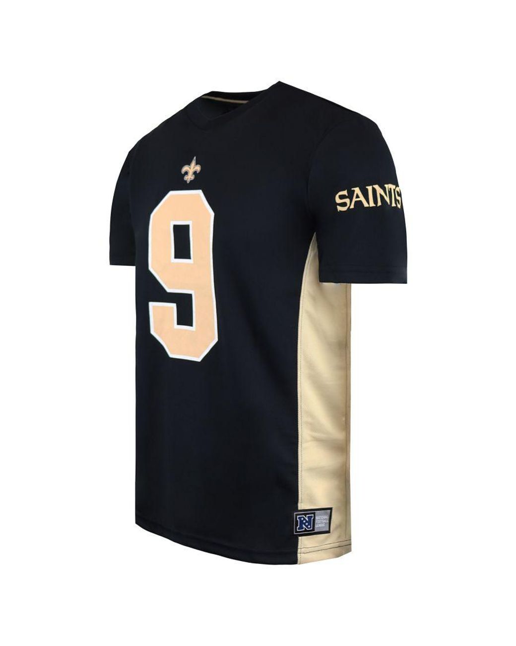 Fanatics Black Nfl New Orleans Saints Drew Brees T-Shirt for men