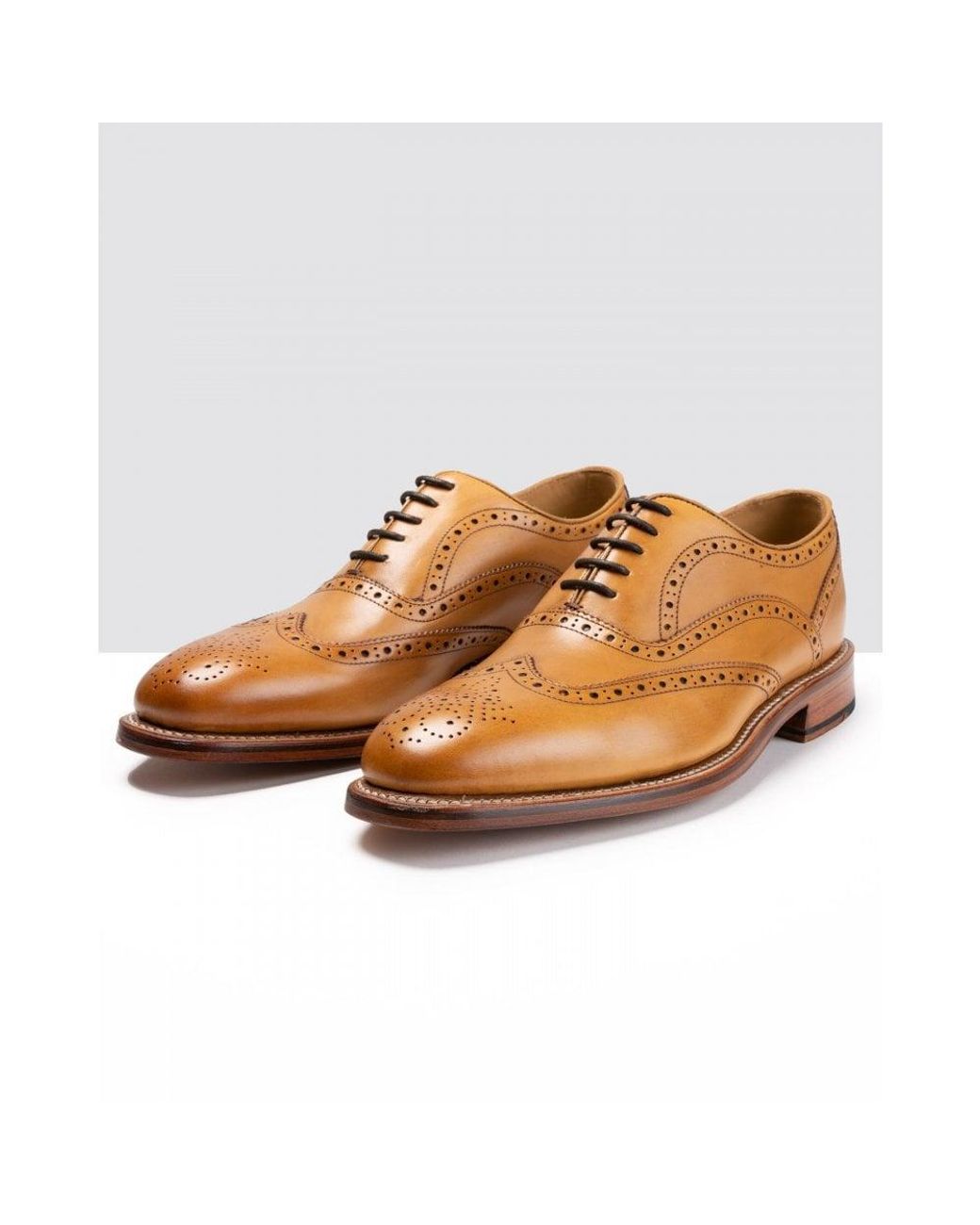 Oliver Sweeney Brown Brogue Aldeburgh Shoes for men