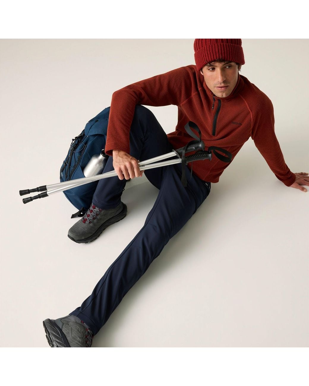 Regatta Blue Fenton Softshell Trousers for men