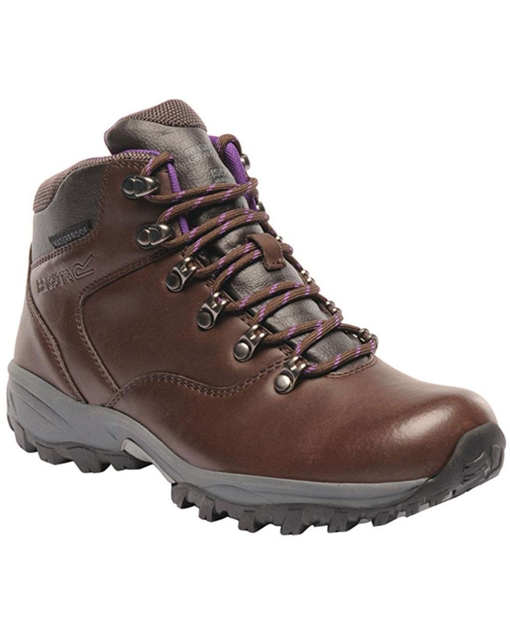 Regatta Brown Ladies Lady Bainsford Waterproof Leather Walking Boots