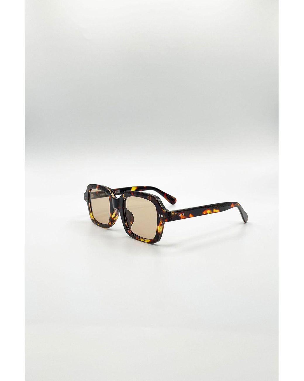 SVNX Multicolor Bold Square Sunglasses
