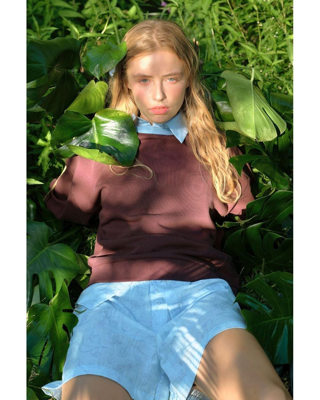 Penti Green Oversized Crew Neck Sweatshirt