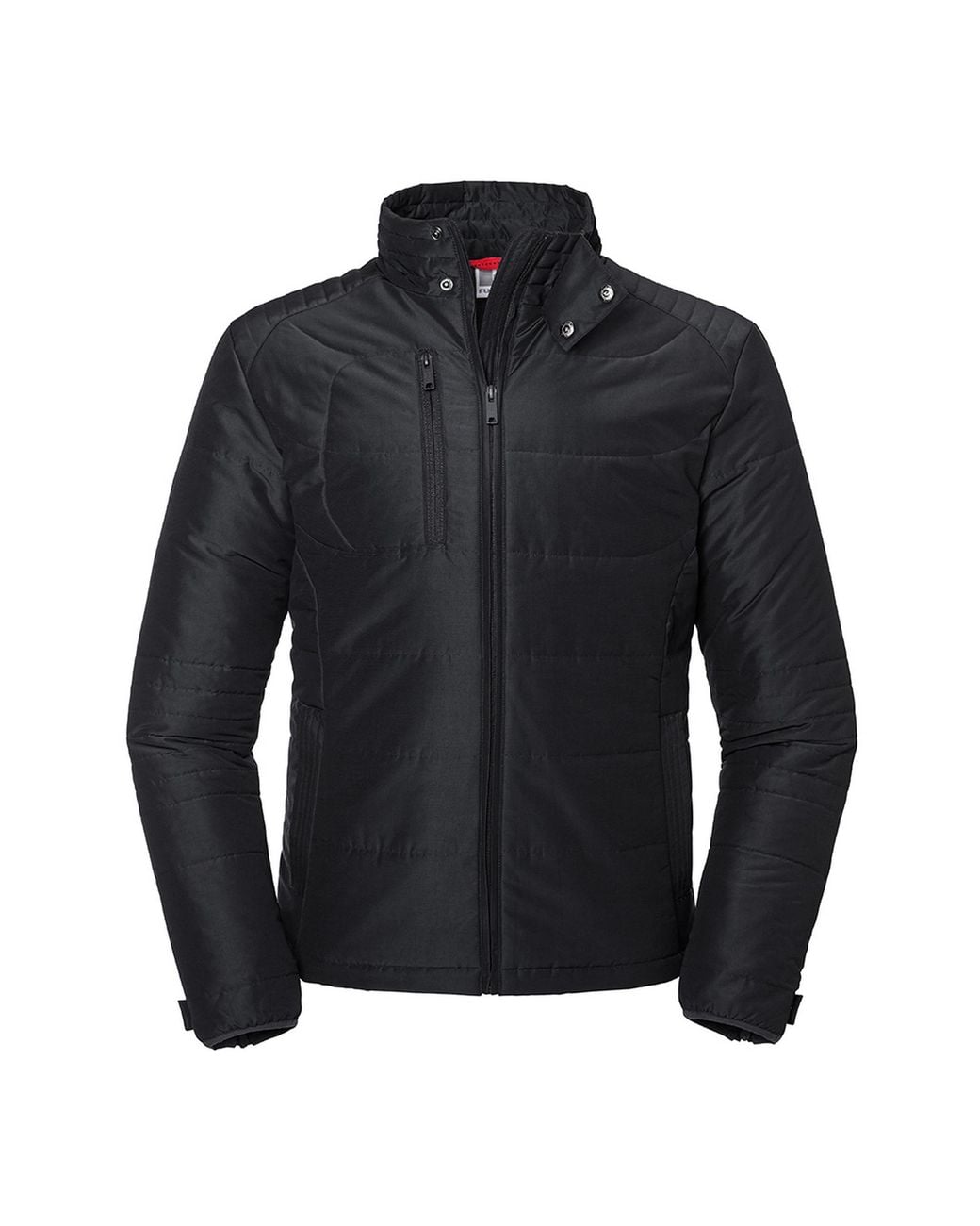 Russell Black Cross Padded Jacket for men