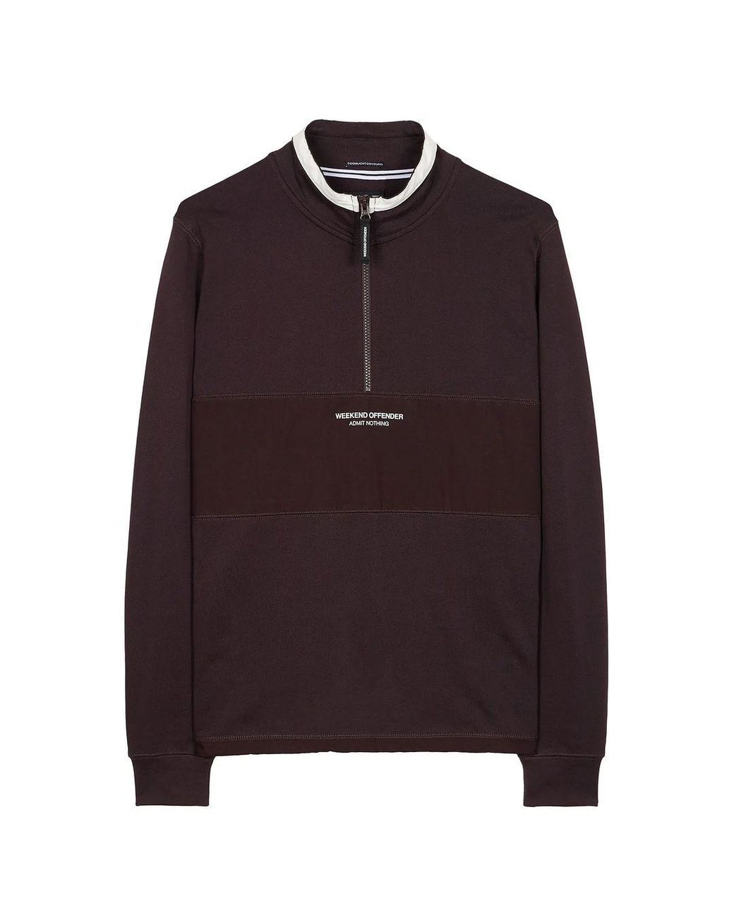 Weekend Offender Brown Lusaka Dark Chocolate Sweater for men