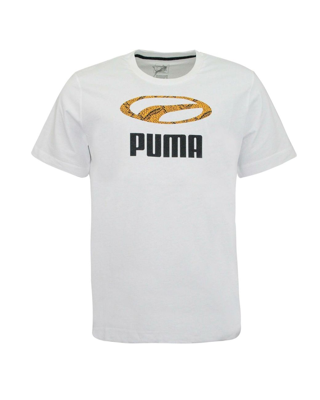 PUMA White Snake Pack Graphic Tee Casual Branded Top 579910 02 Textile for men