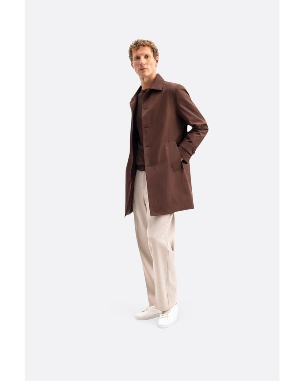 Giesto Red Puffer Down Coat for men