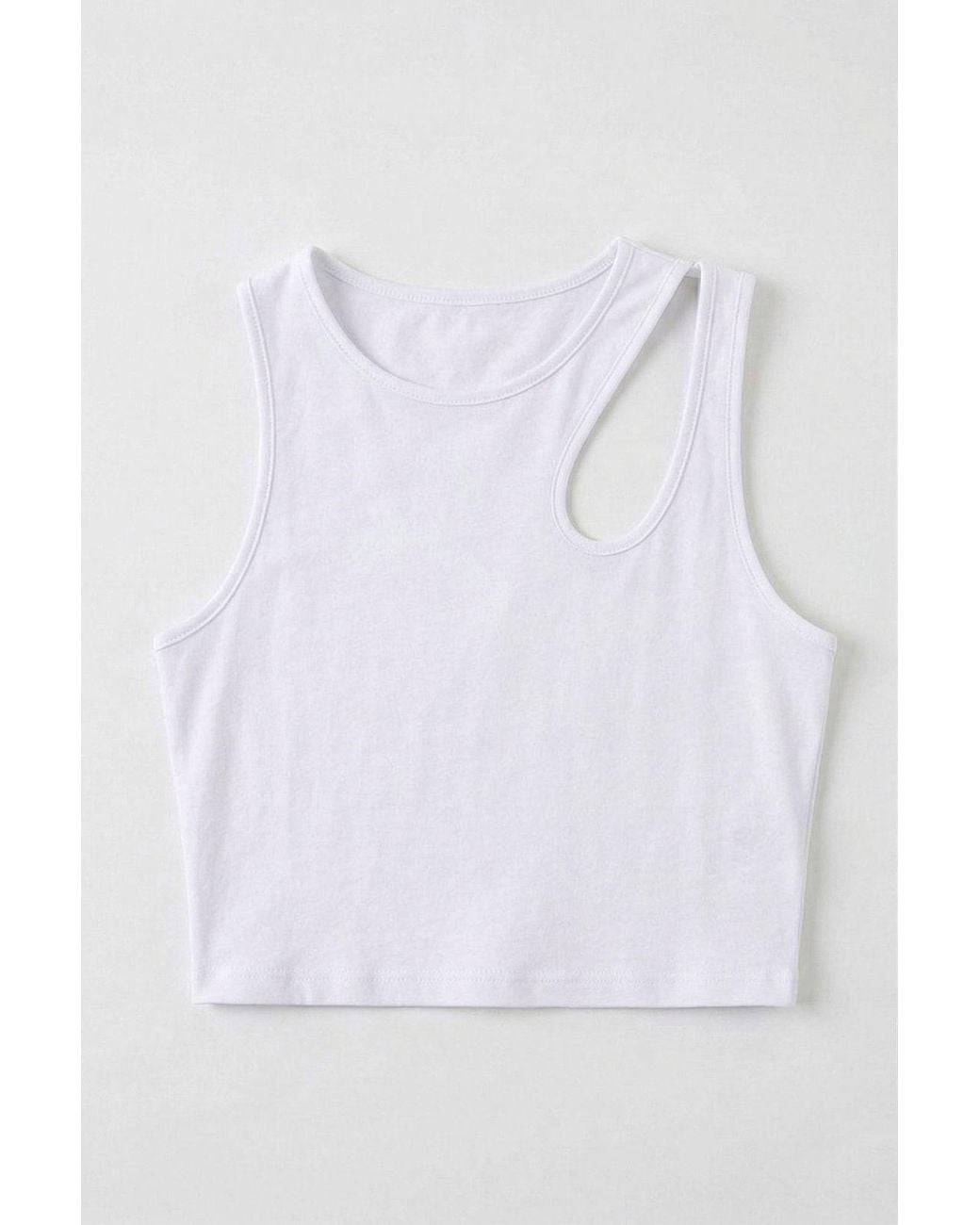 Öts White Cotton Bralette