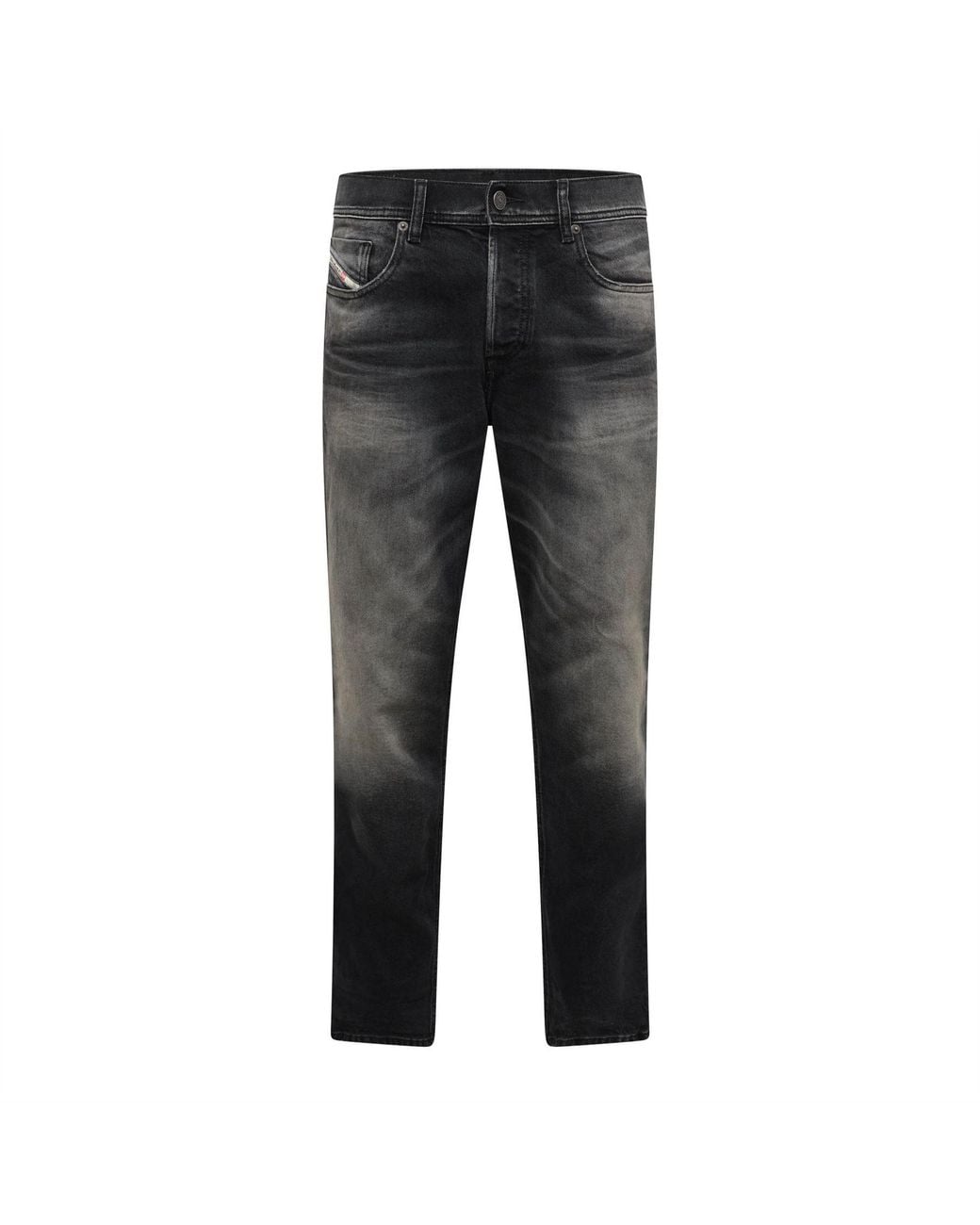 DIESEL Gray 2023 D Finitive Straight Leg Jeans for men